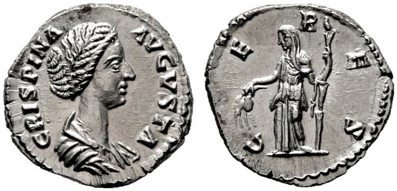  RÖMISCHE KAISERZEIT   Crispina (178-192)   (D) Denarius (3,36g), Roma, 180-192 ...