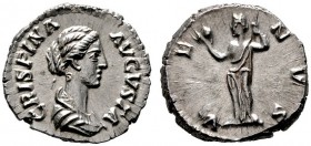  RÖMISCHE KAISERZEIT   Crispina (178-192)   (D) Denarius (2,93g), Roma, 180-192 n. Chr. Büste mit Drapierung / Venus mit Apfel und l. Hand am Gewand. ...