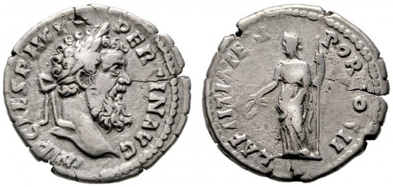  RÖMISCHE KAISERZEIT   Pertinax (192-193)   (D) Denarius (3,30g), Roma, Januar-M...