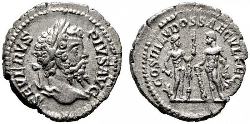  RÖMISCHE KAISERZEIT   Septimius Severus (193-211)   (D) Denarius (3,09g), Roma,...