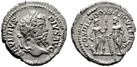  RÖMISCHE KAISERZEIT   Septimius Severus (193-211)   (D) Denarius (3,09g), Roma, 204 n. Chr. Av.: SEVERVS - PIVS AVG, Kopf mit Lorbeerkranz n.r. Rv.: ...