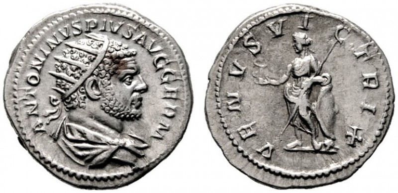  RÖMISCHE KAISERZEIT   Caracalla (198/211-217)   (D) AR-Antoninianus (5,30g), Ro...