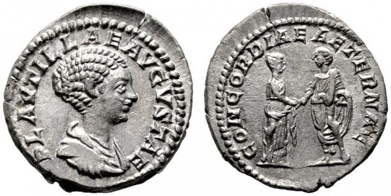  RÖMISCHE KAISERZEIT   Plautilla (202-205/211)   (D) Denarius (3,20g), Roma, 202...