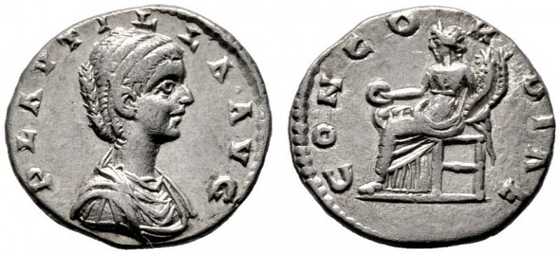  RÖMISCHE KAISERZEIT   Plautilla (202-205/211)   (D) Denarius (2,19g), Laodicea ...