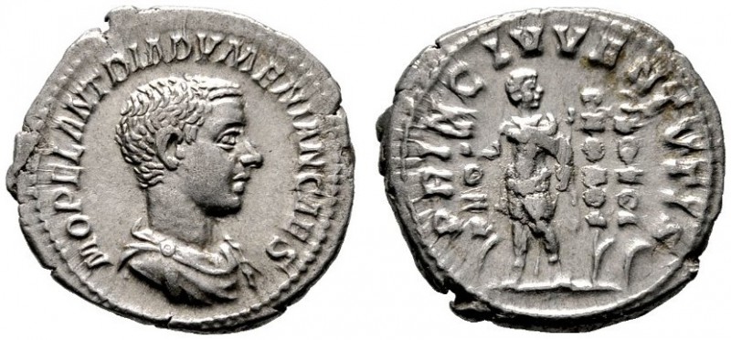  RÖMISCHE KAISERZEIT   Diadumenianus (218)   (D)  als Caesar 217-218. Denarius (...