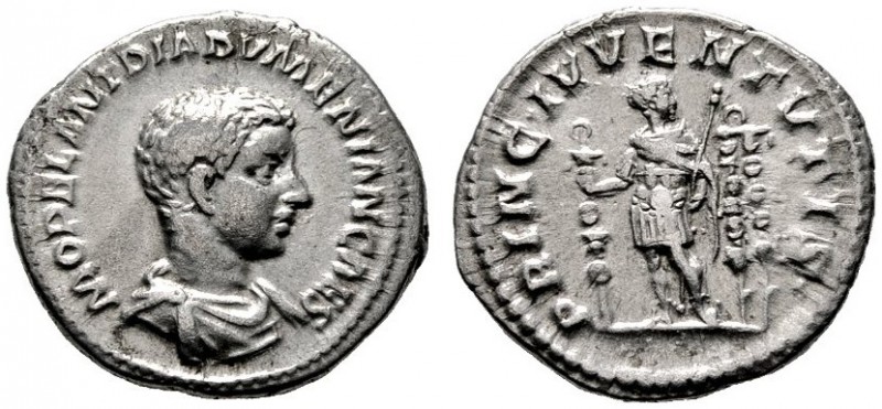  RÖMISCHE KAISERZEIT   Diadumenianus (218)   (D) Denarius (3,17g), Roma, Mai 217...