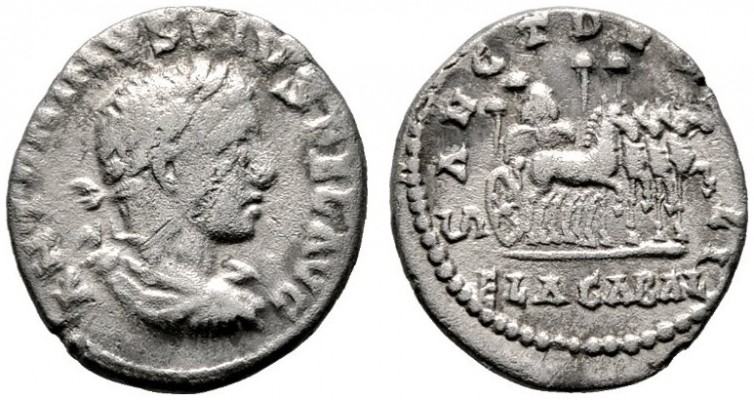  RÖMISCHE KAISERZEIT   Elagabalus (218-222)   (D) Denarius (2,20g), Antiochia (A...