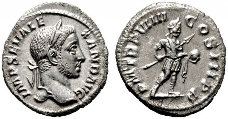  RÖMISCHE KAISERZEIT   Severus Alexander (222-235)   (D) Denarius (2,94g), Roma,...