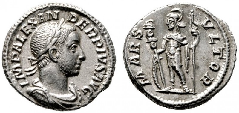  RÖMISCHE KAISERZEIT   Severus Alexander (222-235)   (D) Denarius (2,70g), Roma,...