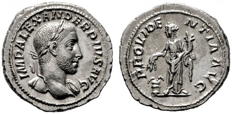  RÖMISCHE KAISERZEIT   Severus Alexander (222-235)   (D) Denarius (3,74g), Roma,...