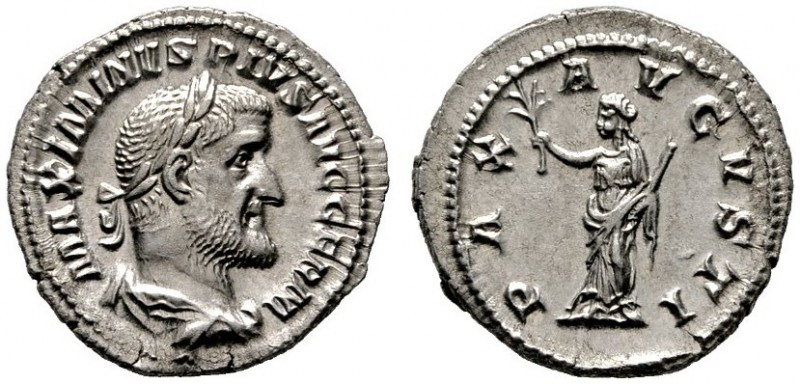  RÖMISCHE KAISERZEIT   Maximinus I. Thrax (235-238)   (D) Denarius (3,30g), Roma...