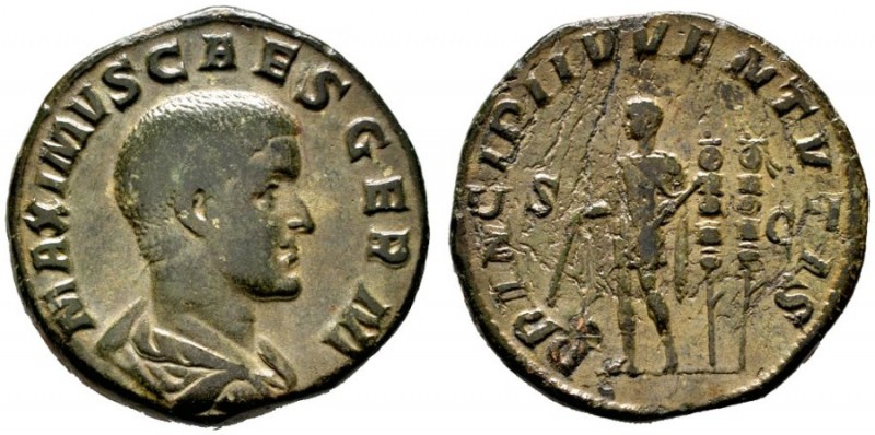  RÖMISCHE KAISERZEIT   Maximus (236-238)   (D) Sestertius (20,41g), Roma, 236-23...