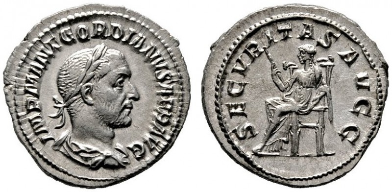  RÖMISCHE KAISERZEIT   Gordianus I. Africanus (238)   (D) Denarius (2,96g), Roma...