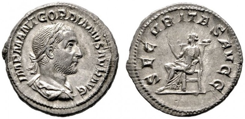  RÖMISCHE KAISERZEIT   Gordianus I. Africanus (238)   (D) Denarius (3,45g), Roma...
