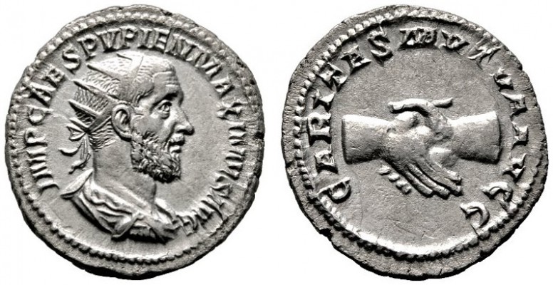  RÖMISCHE KAISERZEIT   Pupienus (238)   (D) Denarius (2,84g), Roma, Januar/Febru...