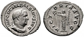  RÖMISCHE KAISERZEIT   Balbinus (238)   (D) Denarius (2,81g), Roma, Januar/Februar-Mai 238 n. Chr. Av.: IMP C D CAEL BALBINVS AVG, Büste mit Lorbeerkr...