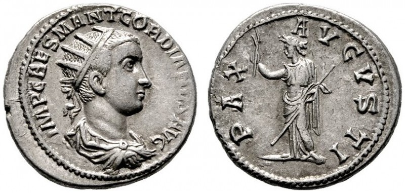  RÖMISCHE KAISERZEIT   Gordianus III. (238-244)   (D) AR-Antoninianus (5,00g), A...