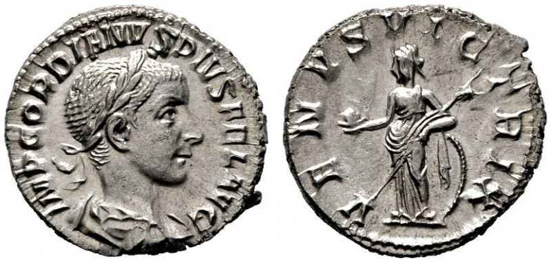 RÖMISCHE KAISERZEIT   Gordianus III. (238-244)   (D) Denarius (2,93g), Roma, Ho...