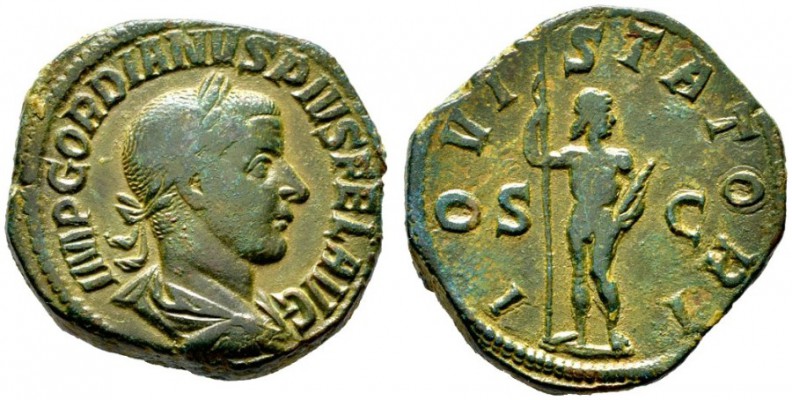  RÖMISCHE KAISERZEIT   Gordianus III. (238-244)   (D) Sestertius (21,57g), Roma,...