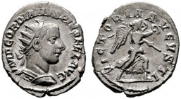  RÖMISCHE KAISERZEIT   Gordianus III. (238-244)   (D) AR-Antoninianus (4,40g), Antiochia (Antakya), 242-244 n. Chr. Av.: IMP GORDIANVS PIVS FEL AVG, B...