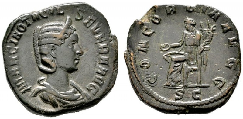  RÖMISCHE KAISERZEIT   Otacilia Severa (244-248)   (D) Sestertius (19,20g), Roma...