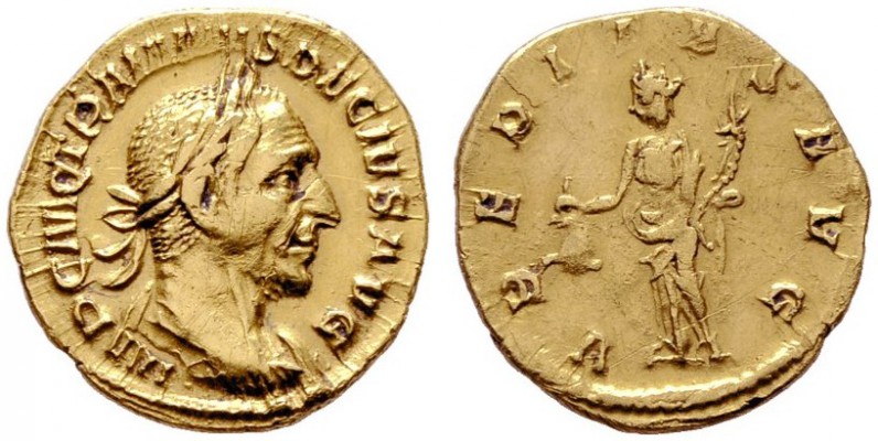  RÖMISCHE KAISERZEIT   Traianus Decius (249-251)   (D) Aureus (4,25g), Roma, 249...