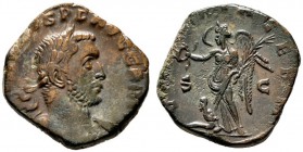  RÖMISCHE KAISERZEIT   Gallienus (253-268)   (D) Sestertius (16,91g), Roma, 3. Emission, 256 n. Chr. Av.: IMP GALLIENVS P F AVG GERM, Büste mit Lorbee...
