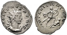  RÖMISCHE KAISERZEIT   Gallienus (253-268)   (D) AR-Antoninianus (2,41g), Colonia Agrippina (Köln), 2. Emission 258-259 n. Chr. Büste mit Strahlenkron...