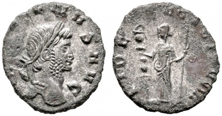  RÖMISCHE KAISERZEIT   Gallienus (253-268)   (D) AE-Denarius (1,61g), Roma, 9. E...