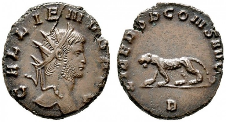  RÖMISCHE KAISERZEIT   Gallienus (253-268)   (D) AE-Antoninianus (4,20g), Roma, ...