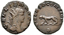  RÖMISCHE KAISERZEIT   Gallienus (253-268)   (D) AE-Antoninianus (4,20g), Roma, 10. Emission, 2. Offizin, 267-268 n. Chr. Av.: GALLIENVS AVG, Kopf mit...