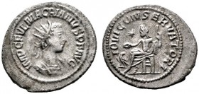  RÖMISCHE KAISERZEIT   Macrianus (260-261)   (D)  Usurpator in Syrien. Billon-Antoninianus (4,04g), Samosata (Samsat), 2. Emission, 260-261 n. Chr. Av...