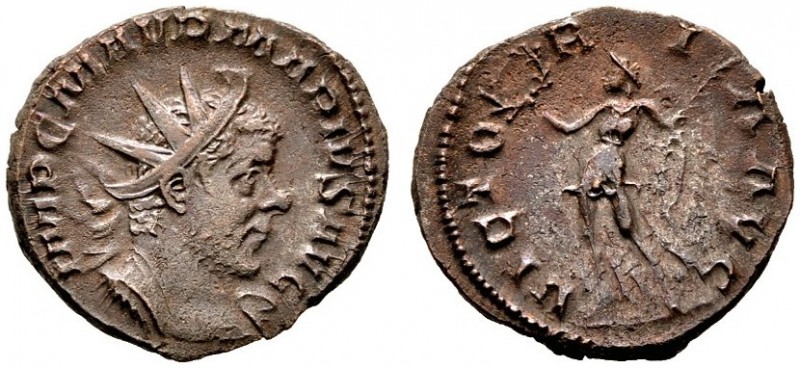  RÖMISCHE KAISERZEIT   Marius (269)   (D)  Usurpator in Gallien. AE-Antoninianus...