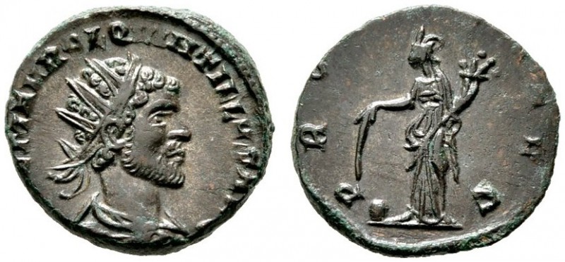  RÖMISCHE KAISERZEIT   Quintillus (270)   (D) AE-Antoninianus (3,23g), Siscia (S...