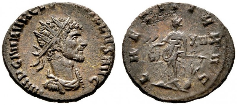  RÖMISCHE KAISERZEIT   Quintillus (270)   (D) AE-Antoninianus (3,17g), Roma, 1. ...