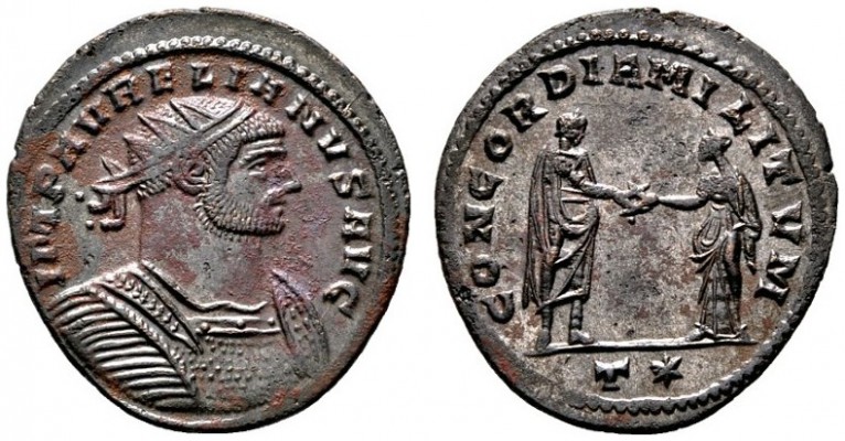  RÖMISCHE KAISERZEIT   Aurelianus (270-275)   (D) AE-Antoninianus (3,59g), Sisci...