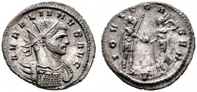  RÖMISCHE KAISERZEIT   Aurelianus (270-275)   (D) AE-Antoninianus (3,42g), Serdica (Sofia), 5. Emission, erste Prägephase, 1. Offizin, Anfang 274 n. C...