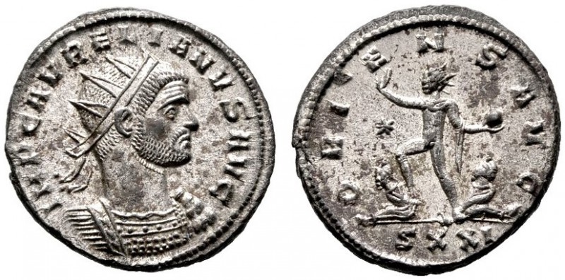 RÖMISCHE KAISERZEIT   Aurelianus (270-275)   (D) AE-Antoninianus (4,18g), Ticin...