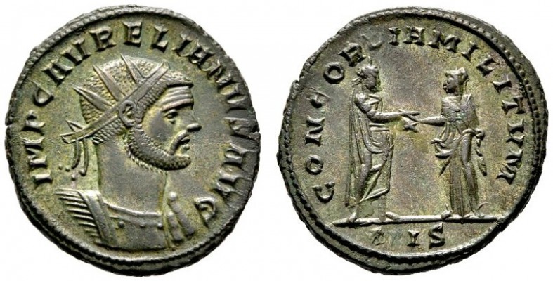 RÖMISCHE KAISERZEIT   Aurelianus (270-275)   (D) AE-Antoninianus (3,90g), Sisci...