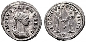  RÖMISCHE KAISERZEIT   Aurelianus (270-275)   (D) AE-Antoninianus (4,27g), Cyzicus (Erdek), 10. Emission, zweite Prägephase, Anfang-Sommer 275 n. Chr....