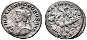  RÖMISCHE KAISERZEIT   Probus (276-282)   (D) AE-Antoninianus (3,81g), Serdica (Sofia), 4. Emission, 4. Offizin, 277 n. Chr. Büste mit Strahlenkrone, ...
