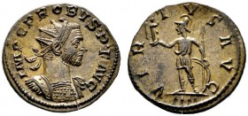  RÖMISCHE KAISERZEIT   Probus (276-282)   (D) AE-Antoninianus (3,86g), Lugdunum (Lyon), 5. Emission, 4. Offizin, 279-280 n. Chr. Büste mit Strahlenkro...
