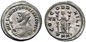  RÖMISCHE KAISERZEIT   Probus (276-282)   (D) AE-Antoninianus (3,37g), Ticinum (Pavia), 8. Emission, 1. Offizin, 280 n. Chr. Av.: IMP C M AVR PROBVS A...