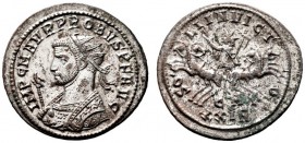  RÖMISCHE KAISERZEIT   Probus (276-282)   (D) AE-Antoninianus (3,65g), Cyzicus (Erdek), 4. Emission, 3. Offizin, 281 n. Chr. Büste mit Strahlenkrone, ...