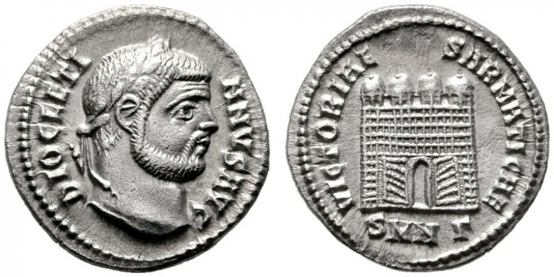  RÖMISCHE KAISERZEIT   Diocletianus (284-305)   (D) Argenteus (3,01g), Nicomedia...
