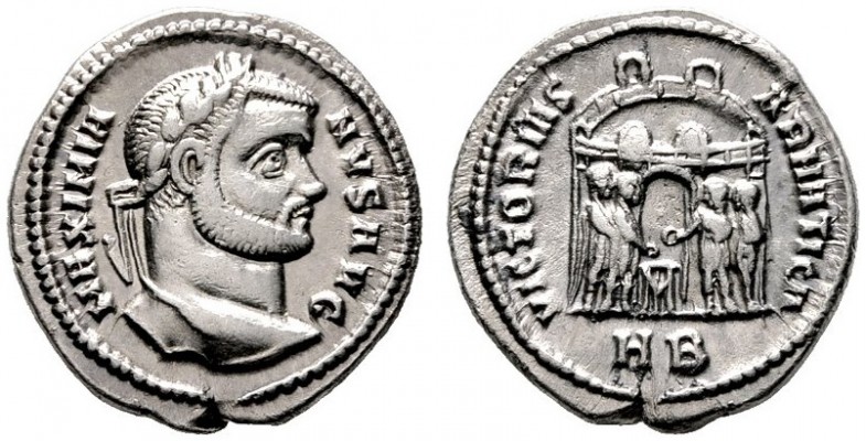  RÖMISCHE KAISERZEIT   Maximianus Herculius (286-310)   (D) Argenteus (3,35g), H...
