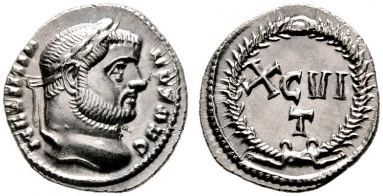  RÖMISCHE KAISERZEIT   Maximianus Herculius (286-310)   (D) Argenteus (3,14g), T...
