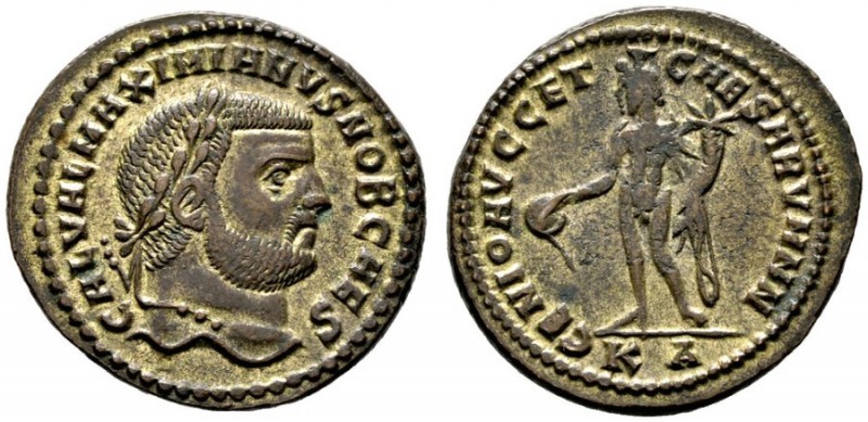 RÖMISCHE KAISERZEIT   Galerius (305-311)   (D)  als Caesar 293-305. Follis (8,6...