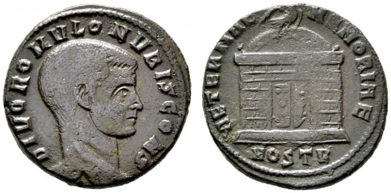  RÖMISCHE KAISERZEIT   Romulus (308-309)   (D) Follis (5,88g), Ostia, 2. Offizin...