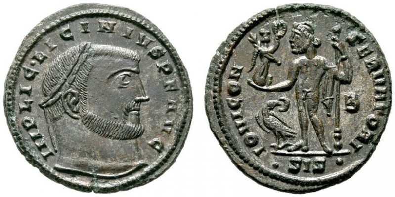  RÖMISCHE KAISERZEIT   Licinius I. (308-324)   (D) Follis (4,05g), Siscia (Sisak...
